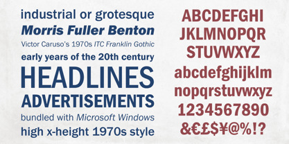 Franklin Gothic Font Poster 3